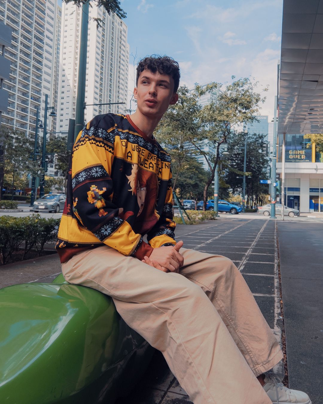 It Was Me Dio Jojo's Bizarre Adventure Ugly Christmas Sweater