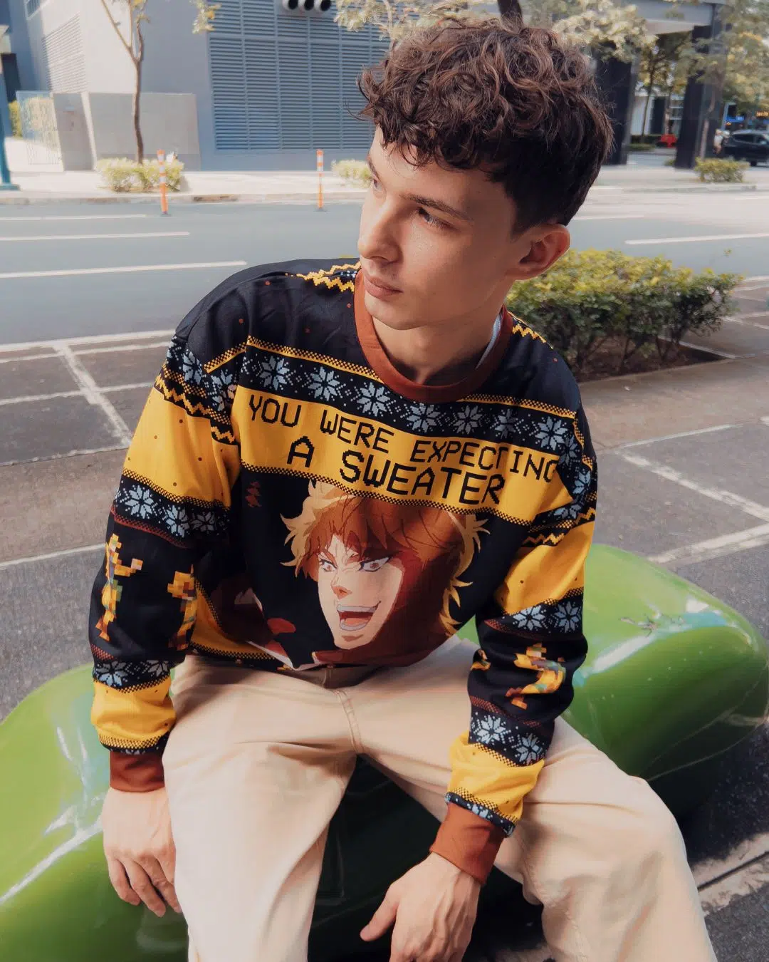 It Was Me Dio Jojo's Bizarre Adventure Ugly Christmas Sweater