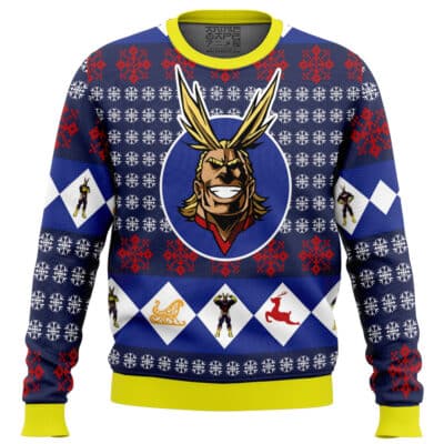 All Might My Hero Academia Ugly Christmas Sweater