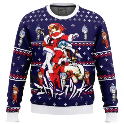 Evangelion Holiday Ugly Christmas Sweater