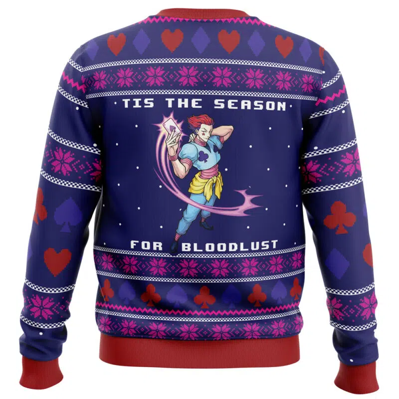 Hunter X Hunter Hisoka Tis the Season for Bloodlust Ugly Christmas Sweater - Image 2