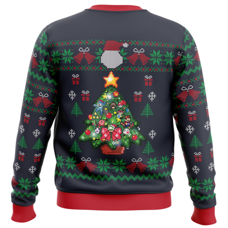Nintendo Tree Ugly Christmas Sweater - Image 2