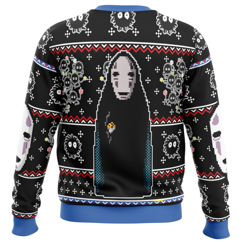 Spirited Away No Face Ugly Christmas Sweater - Image 2