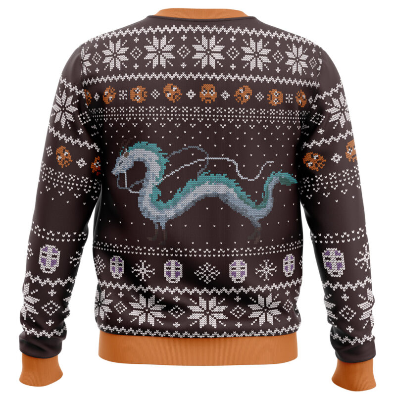 Studio Ghibli Spirits Ugly Christmas Sweater - Image 2
