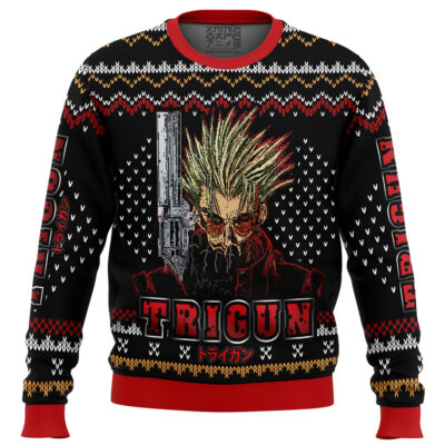 Trigun Vash Emblem Ugly Christmas Sweater