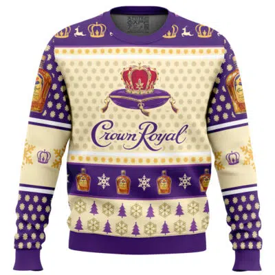 Crown Royal Whiskey Ugly Christmas Sweater