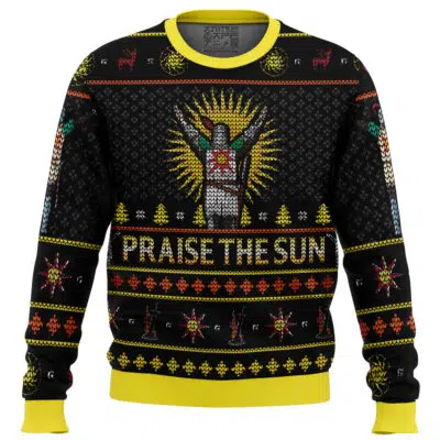 Dark Souls Praise the Sun Ugly Christmas Sweater