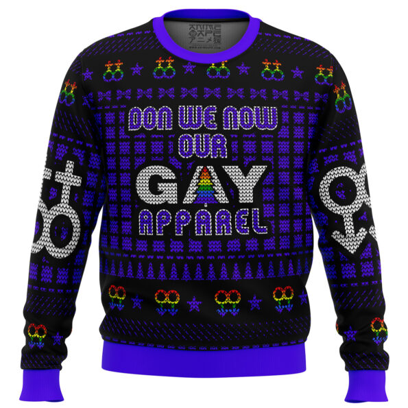 Don We Now Our Gay Apparel LGBT Ugly Christmas Sweater - Anime Ape