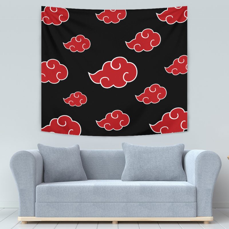 Naruto Akatsuki Tapestry small couch