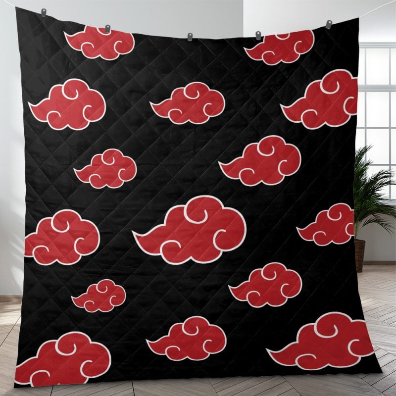 Naruto Akatsuki Quilt Blanket