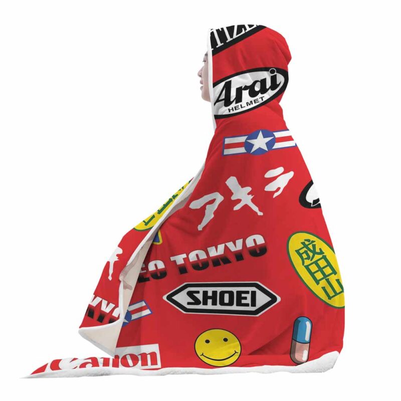 Akira Full Decals Hooded Blanket - Image 4