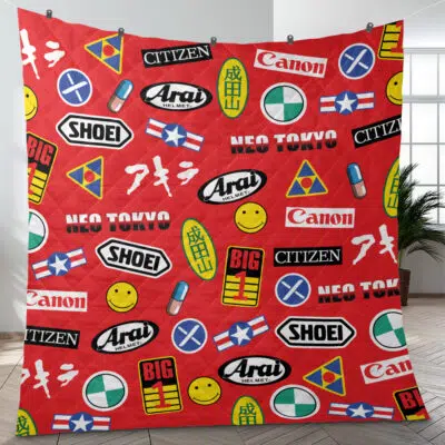 Akira Full Decals Quilt Blanket