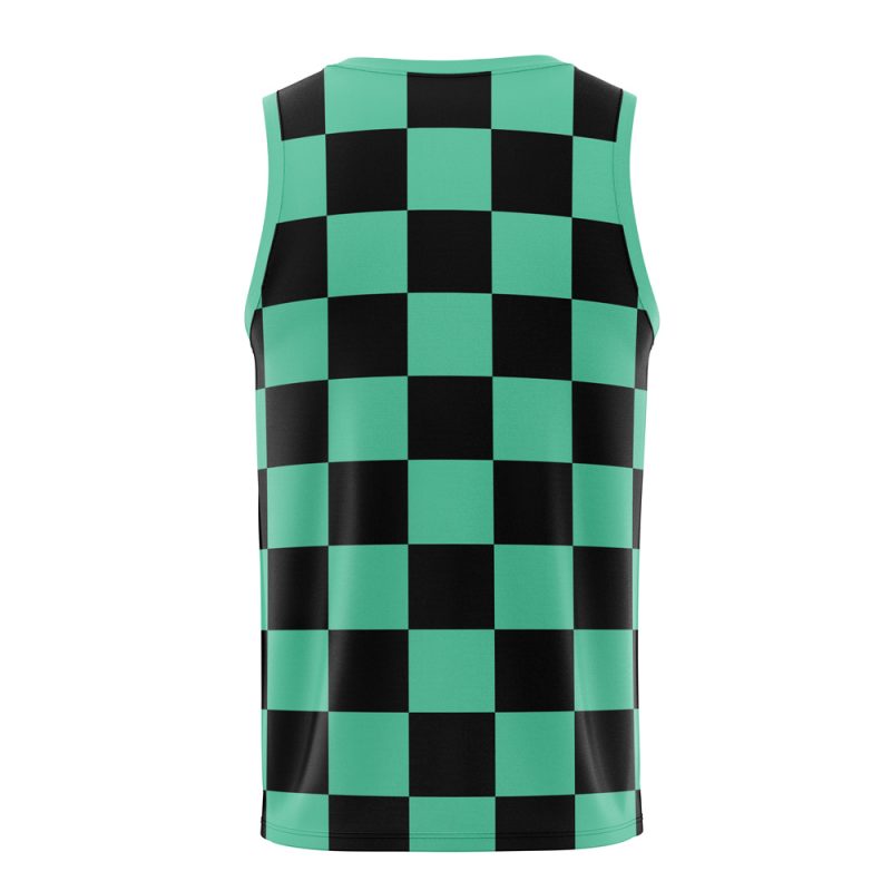Tanjiro Kamado Demon Slayer Basketball Jersey - Image 2