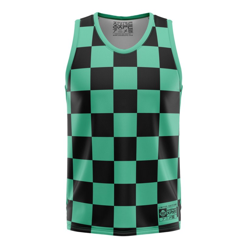 Tanjiro Kamado Demon Slayer Basketball Jersey