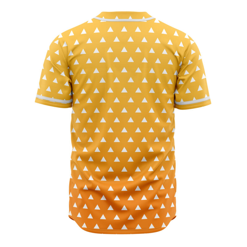 Zenitsu Agatsuma Demon Slayer Baseball Jersey - Image 2