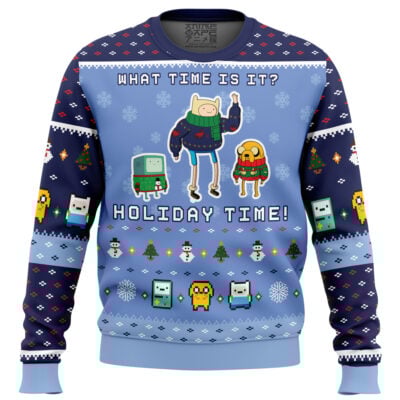 Adventure Time Christmas Time Ugly Christmas Sweater
