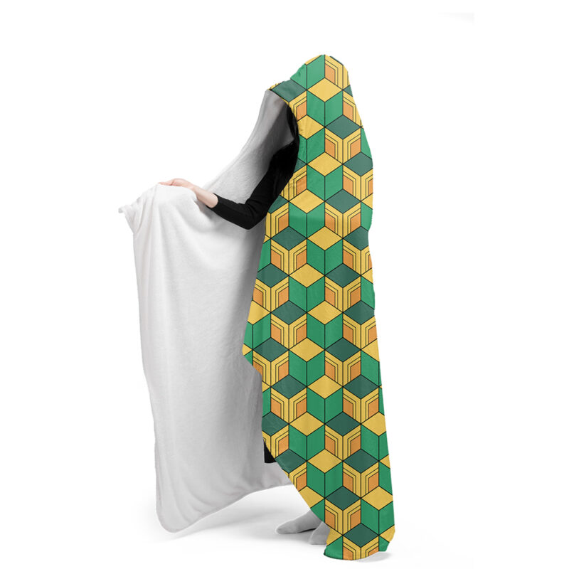 Giyu Tomioka Demon Slayer Hooded Blanket - Image 3