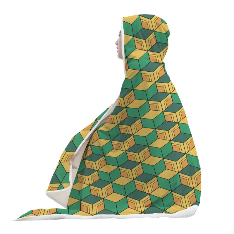 Giyu Tomioka Demon Slayer Hooded Blanket - Image 5