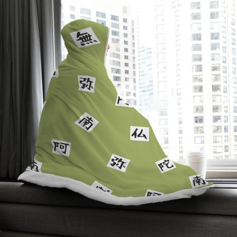 Gyomei Himejema Demon Slayer Hooded Blanket - Image 2