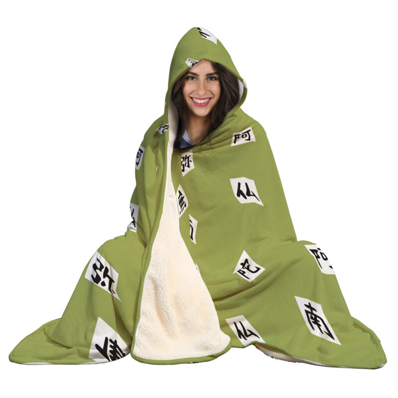 Gyomei Himejema Demon Slayer Hooded Blanket - Image 4