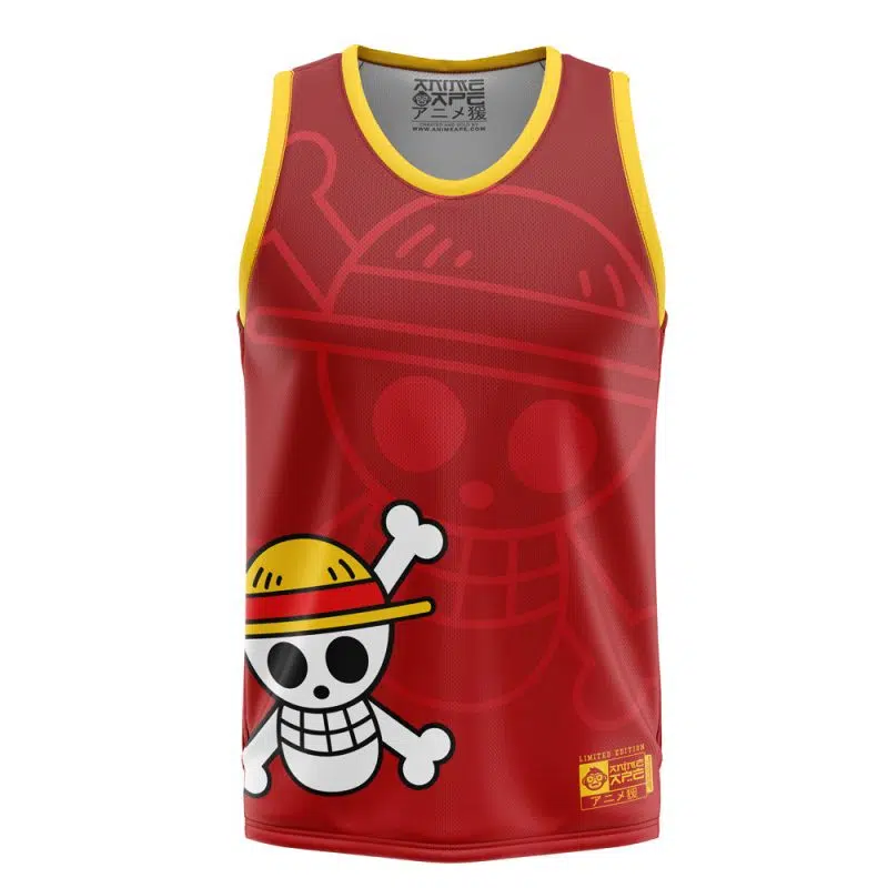 Luffy Straw Hats OP Pirates Basketball Jersey
