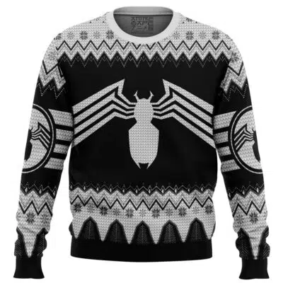 Venom Marvel Venom Symbol Ugly Christmas Sweater