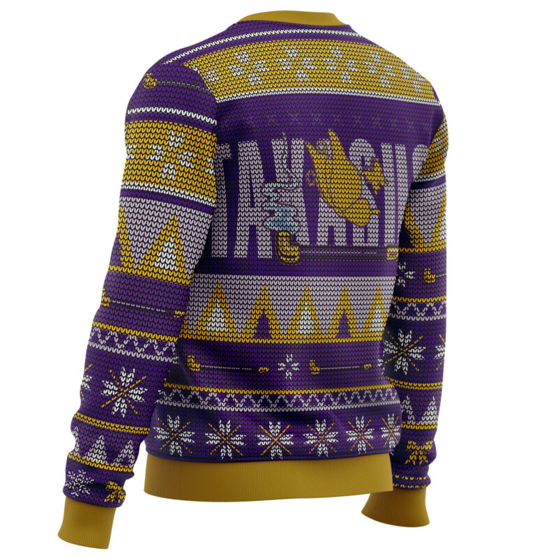 Gintama Smokin Shinsuke Ugly Christmas Sweater - Image 3