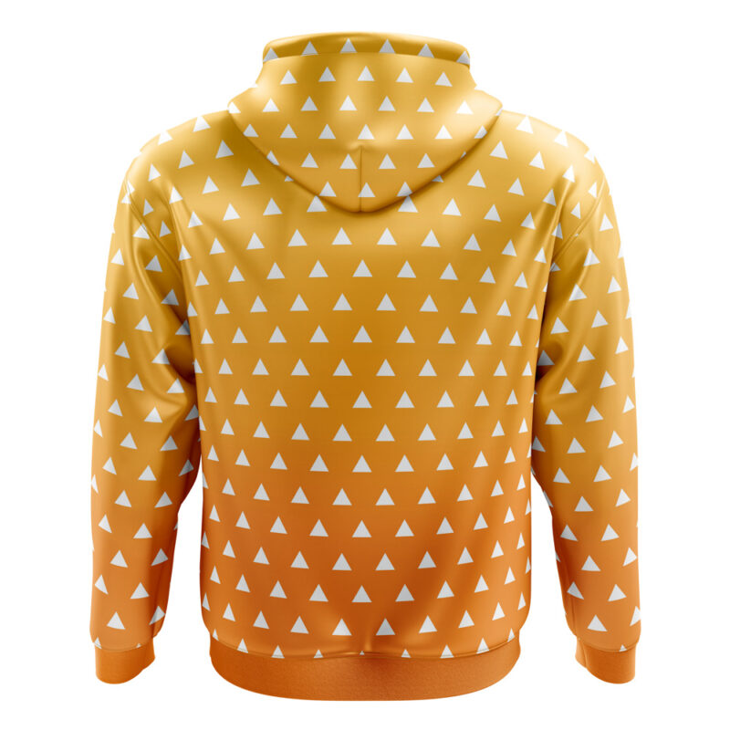 Zenitsu Agatsuma Demon Slayer Zip Hoodie Jacket - Image 2