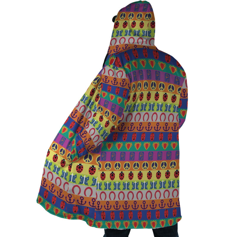 All Symbols Pattern Jojo’s Bizarre Adventure Dream Cloak Coat - Image 5