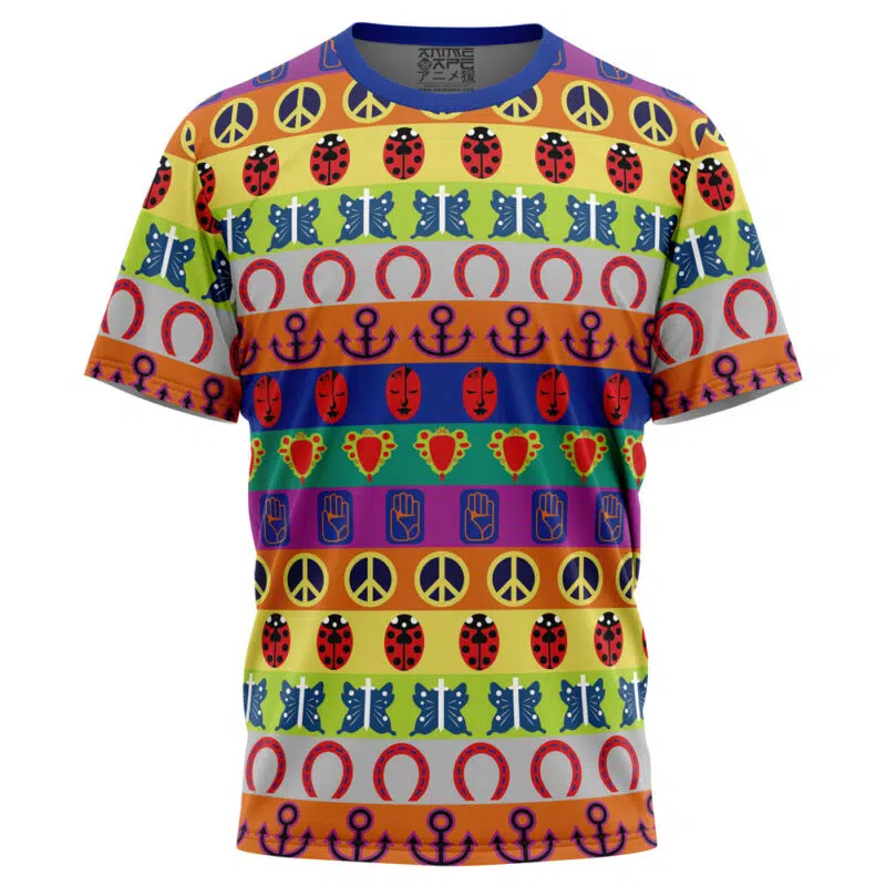 All Symbols Pattern Jojo’s Bizarre Adventure Shirt