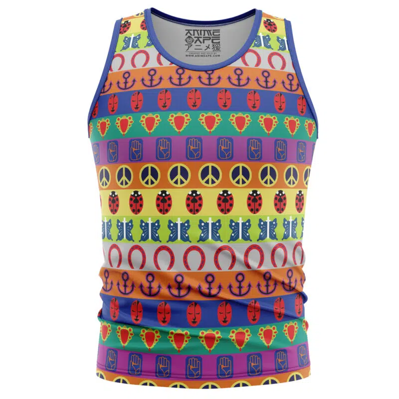 All Symbols Pattern Jojo’s Bizarre Adventure Tank Top