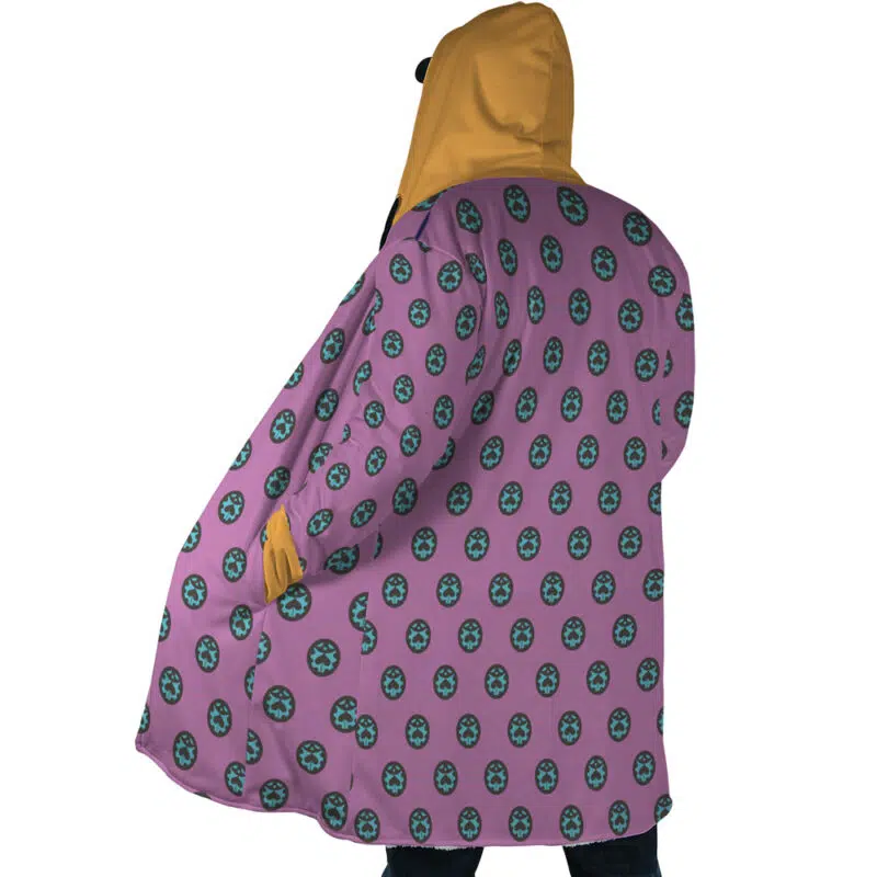 Giorno Giovanna Anime Jojo’s Bizarre Adventure Dream Cloak Coat - Image 5
