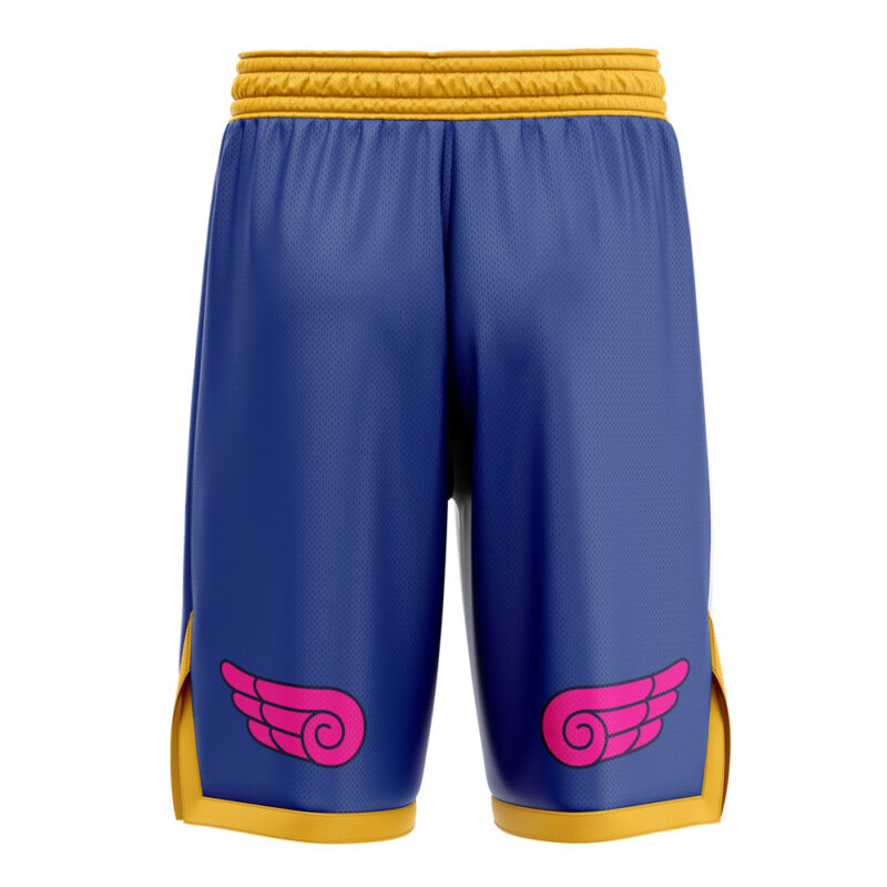Giorno Giovanna Manga Jojo's Bizarre Adventure Basketball Shorts - Image 2