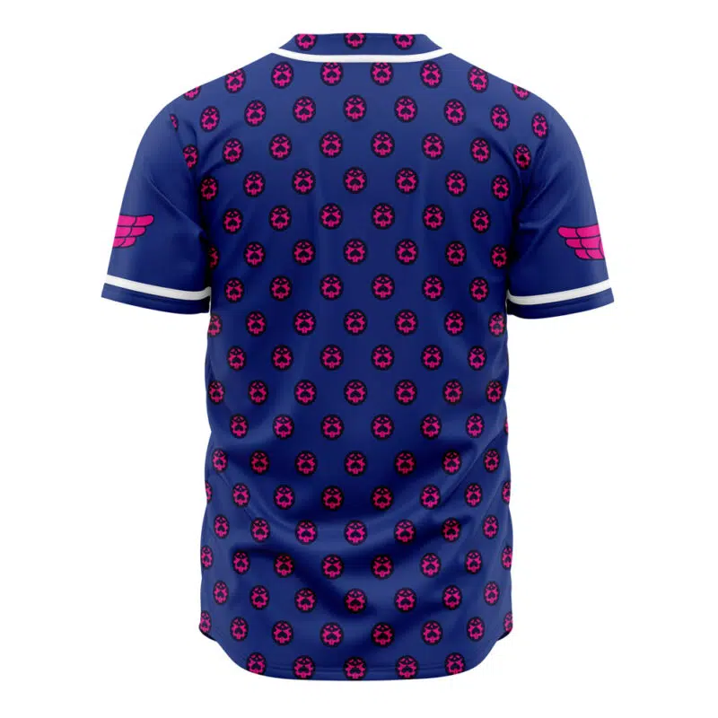 Giorno Giovanna Manga Jojo’s Bizarre Adventure Baseball Jersey - Image 2