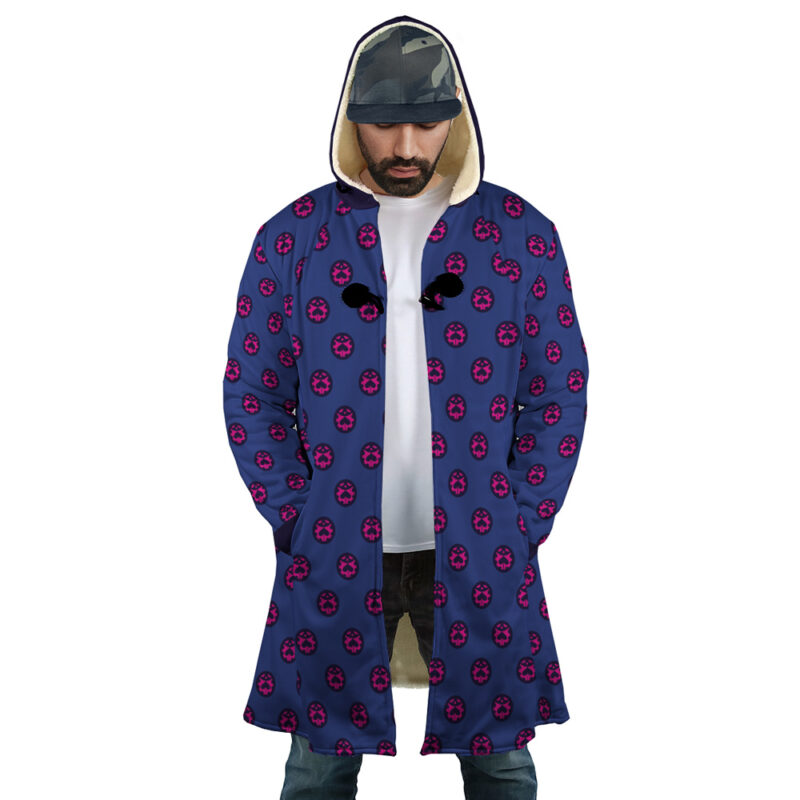 Giorno Giovanna Manga Jojo’s Bizarre Adventure Dream Cloak Coat - Image 2