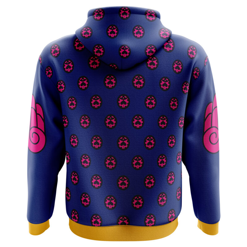 Giorno Giovanna Manga Pattern Jojo’s Bizarre Adventure Hoodie - Image 2