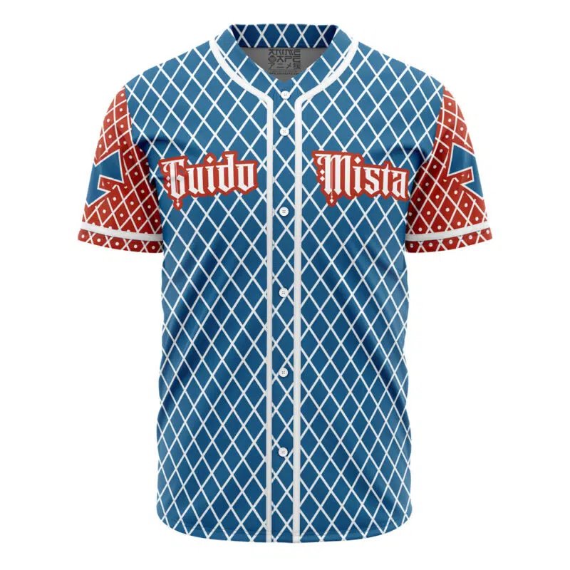 Guido Mista Jojo’s Bizarre Adventure Baseball Jersey