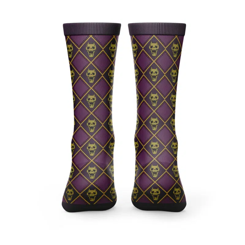 Yoshikage Kira Killer Queen Jojo’s Bizarre Adventure Premium Socks - Image 3
