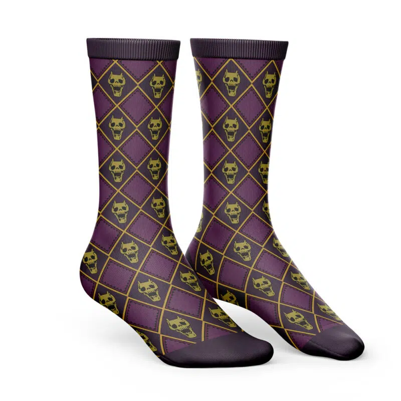 Yoshikage Kira Killer Queen Jojo’s Bizarre Adventure Premium Socks - Image 2