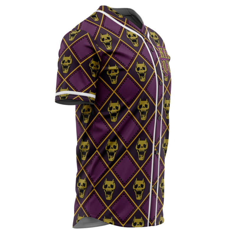 Yoshikage Kira Killer Queen Jojo’s Bizarre Adventure Baseball Jersey - Image 2