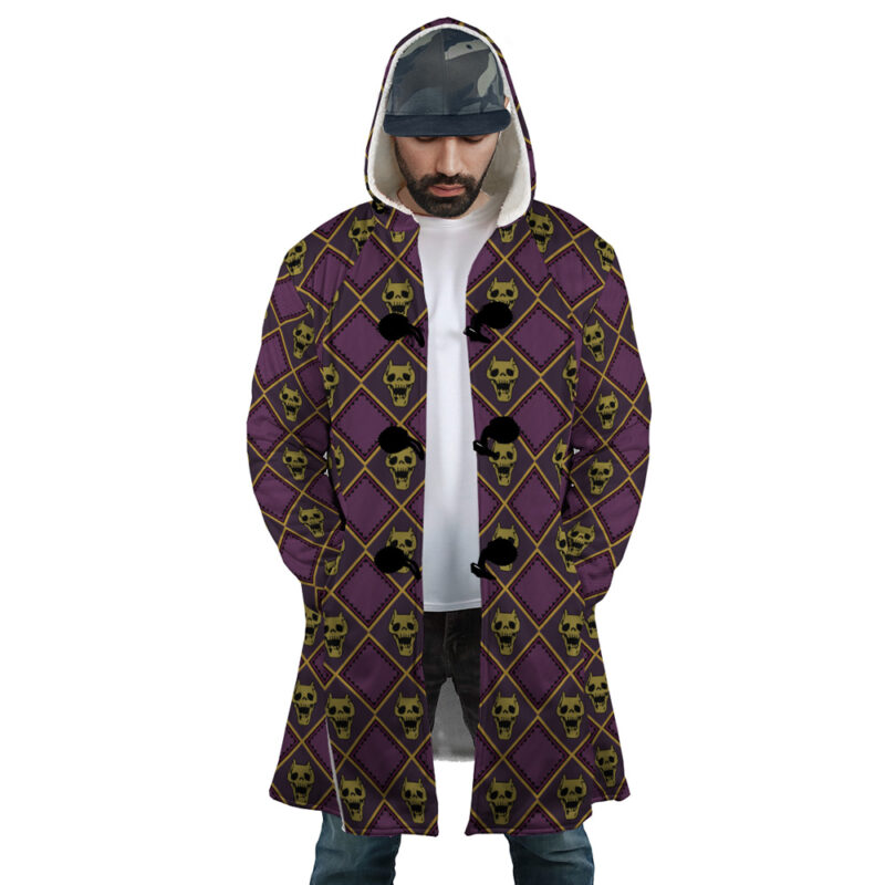 Yoshikage Kira Killer Queen Jojo’s Bizarre Adventure Dream Cloak Coat - Image 2