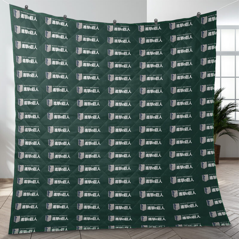 Scouting Regiment Attack on Titan Quilt Blanket
