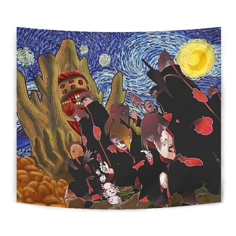 Akatsuki Gedo Statue Naruto Starry Night Tapestry