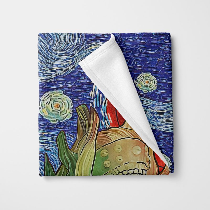 Akatsuki Infinite Tsukuyomi  Starry Night Fleece Blanket - Image 2
