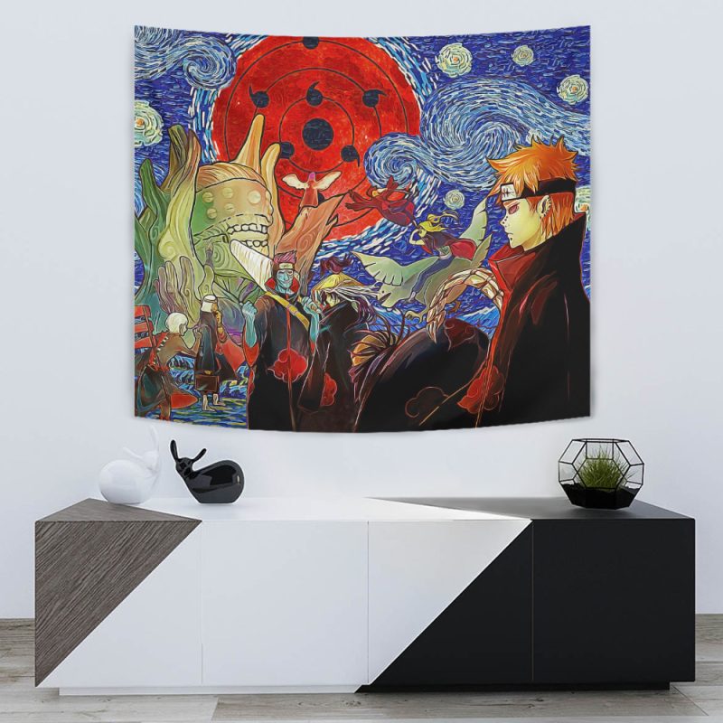 Akatsuki Infinite Tsukuyomi  Starry Night Tapestry - Image 4