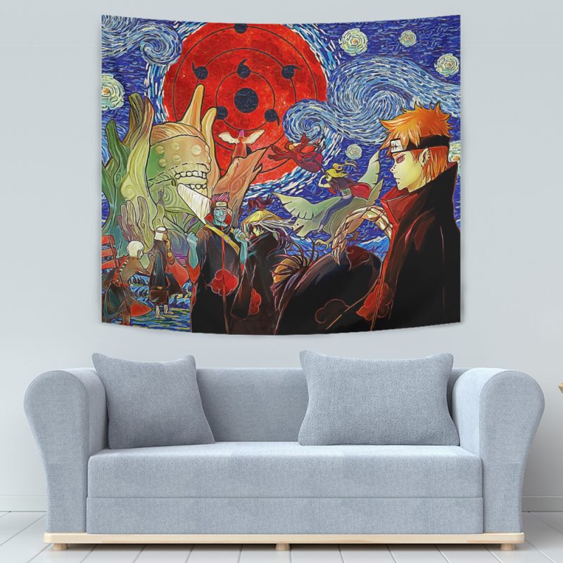 Akatsuki Infinite Tsukuyomi  Starry Night Tapestry - Image 5