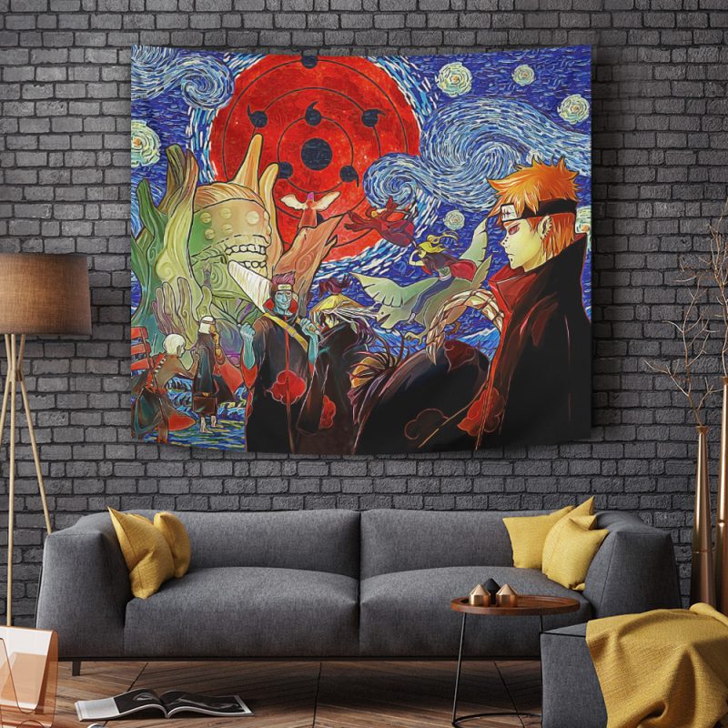 Akatsuki Infinite Tsukuyomi  Starry Night Tapestry - Image 3