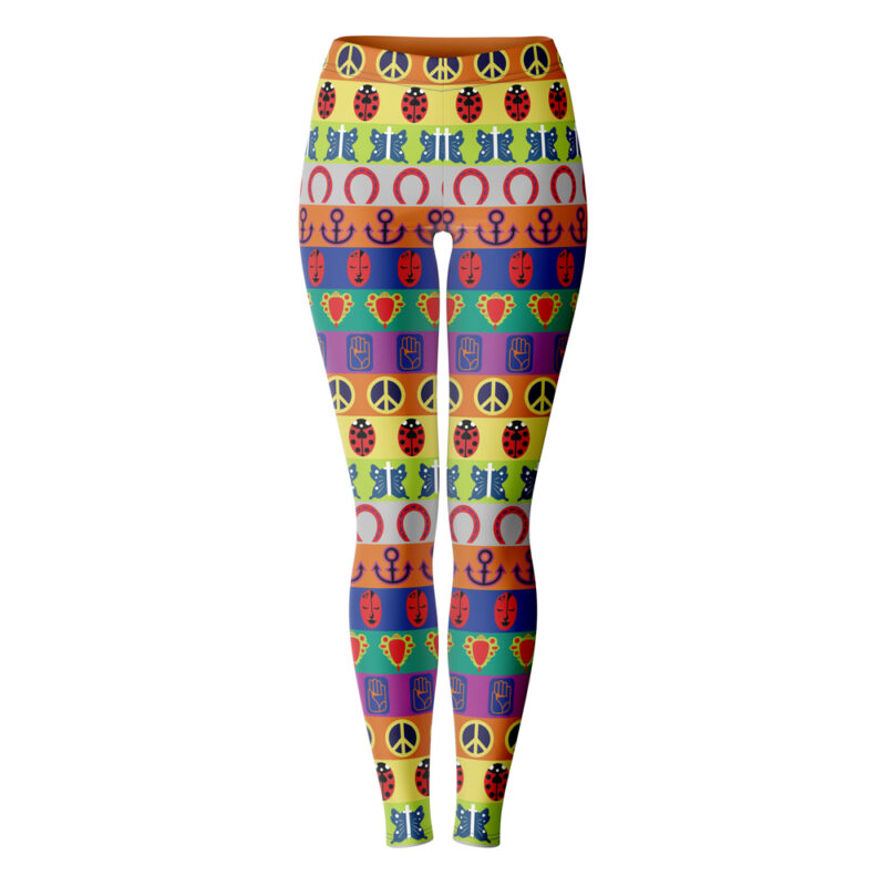 All Symbols Pattern Jojo’s Bizarre Adventure Leggings