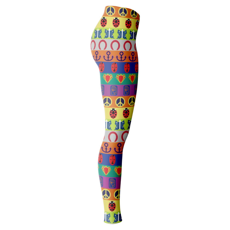 All Symbols Pattern Jojo’s Bizarre Adventure Leggings - Image 3