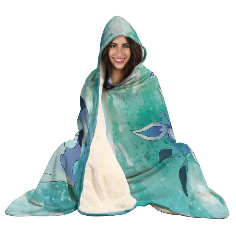 Glaceon Make Me Melt Pokemon Hooded Blanket - Image 4